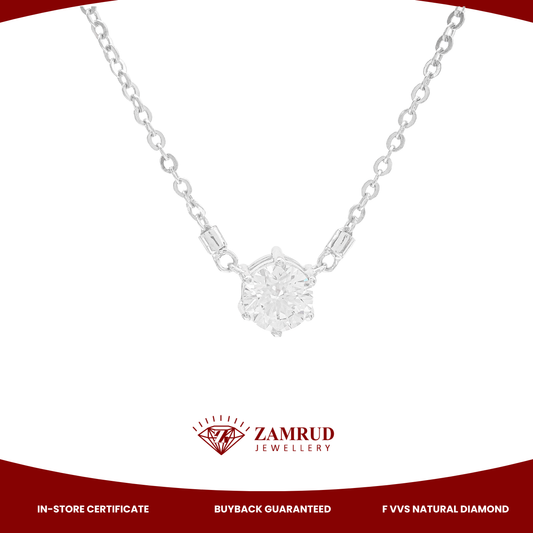 GIA Kalung Berlian 48309 NK Diamond Necklace Zamrud Jewellery
