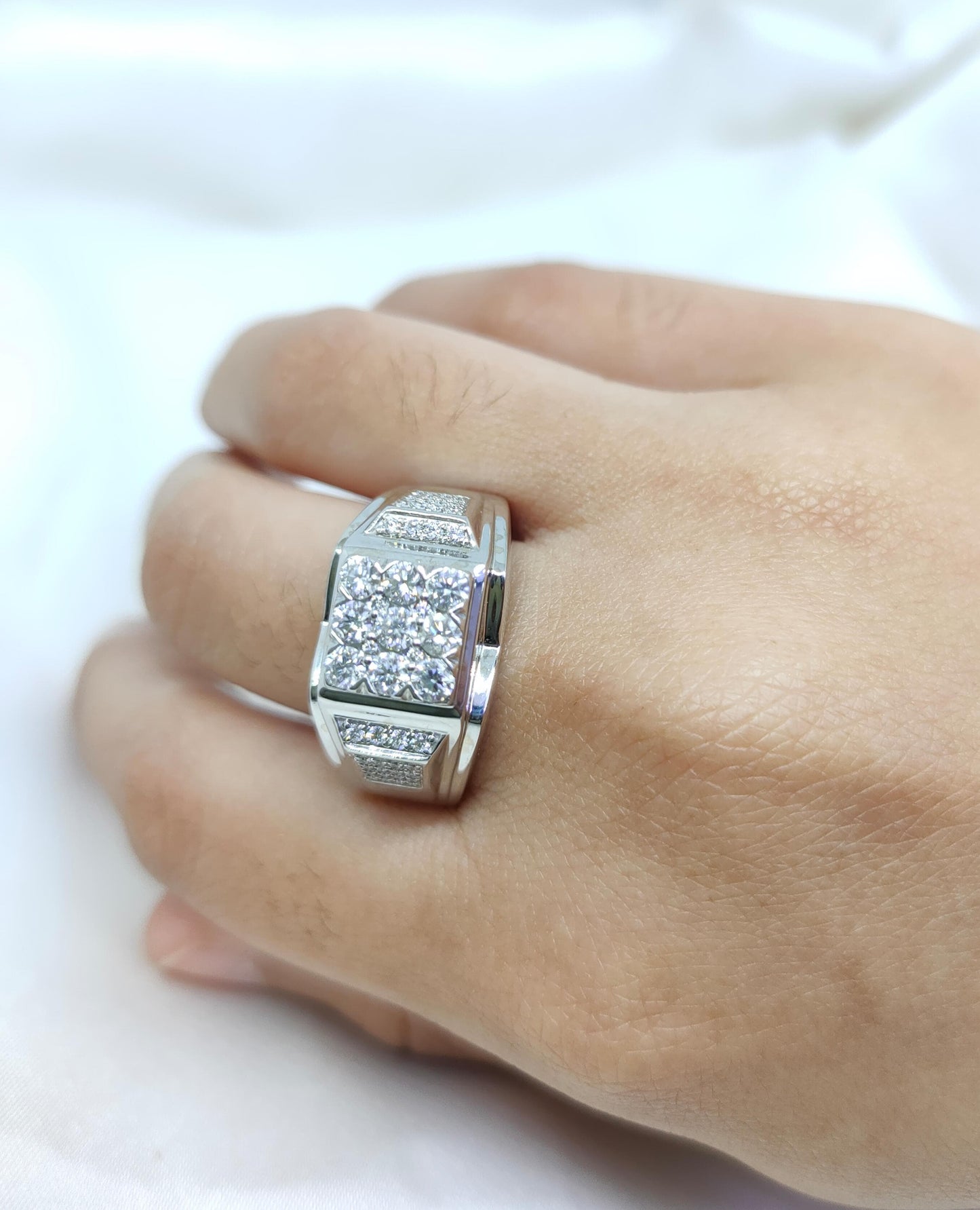 Cincin Berlian Pria Mens Ring 38997 MR Zamrud Jewellery