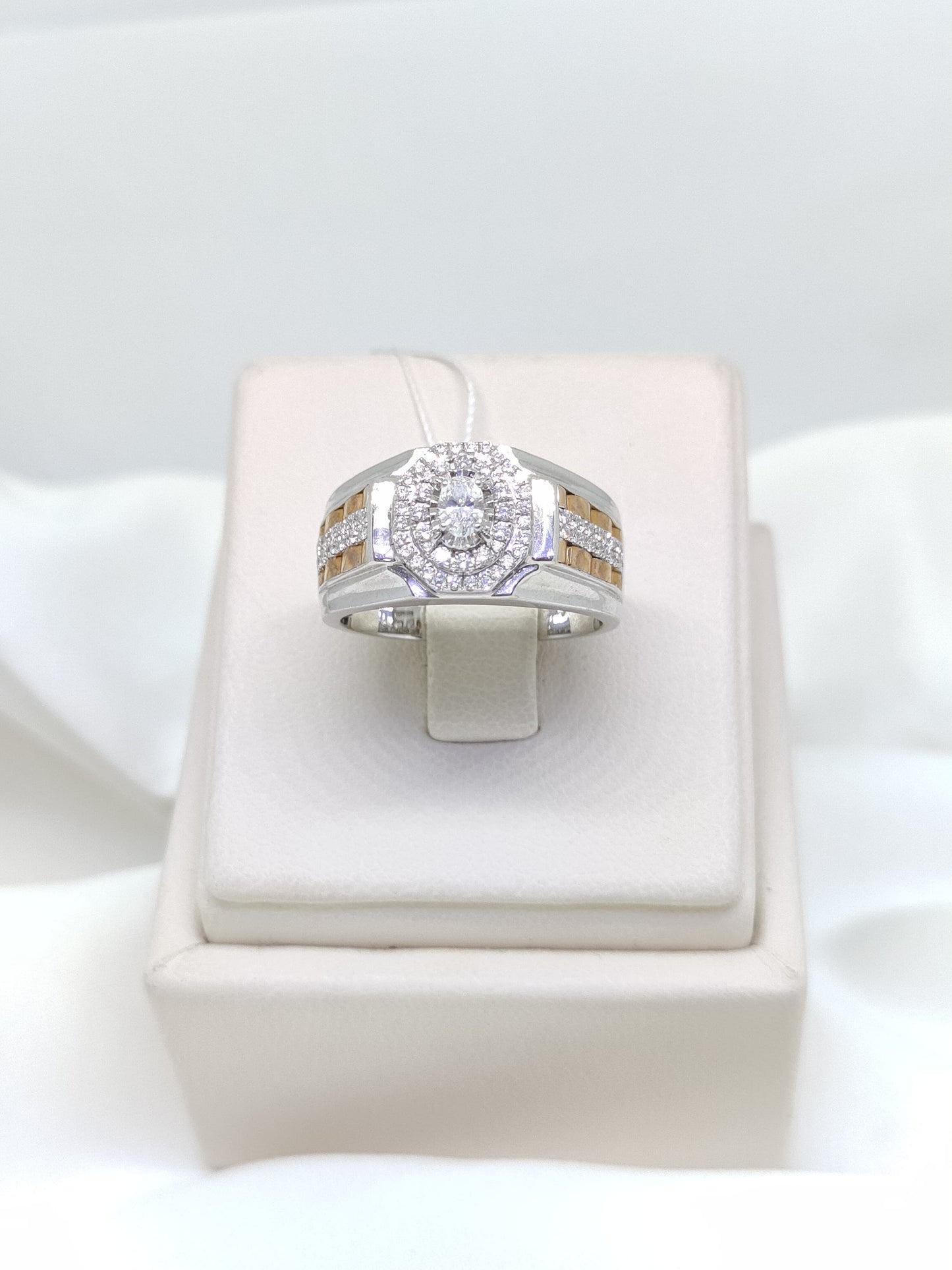 Cincin Berlian Pria Mens Ring 34180 MR Zamrud Jewellery