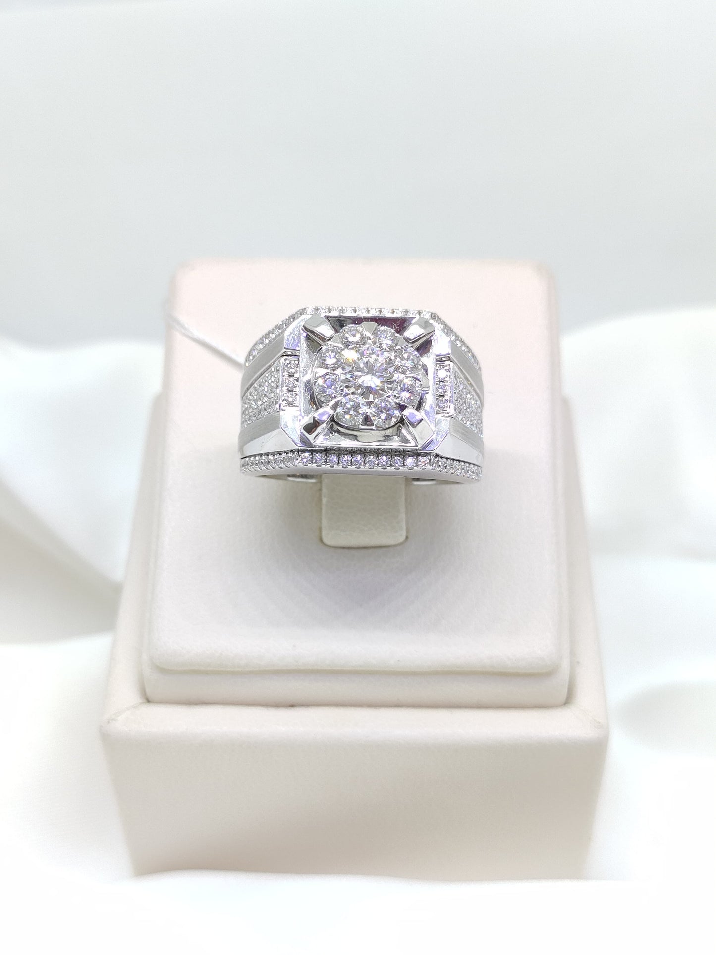 Cincin Berlian Pria Mens Ring 44493 MR Zamrud Jewellery