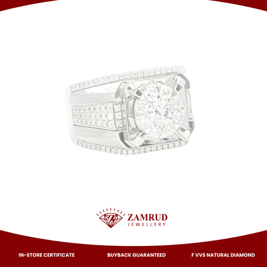 Cincin Berlian Pria Mens Ring 44493 MR Zamrud Jewellery