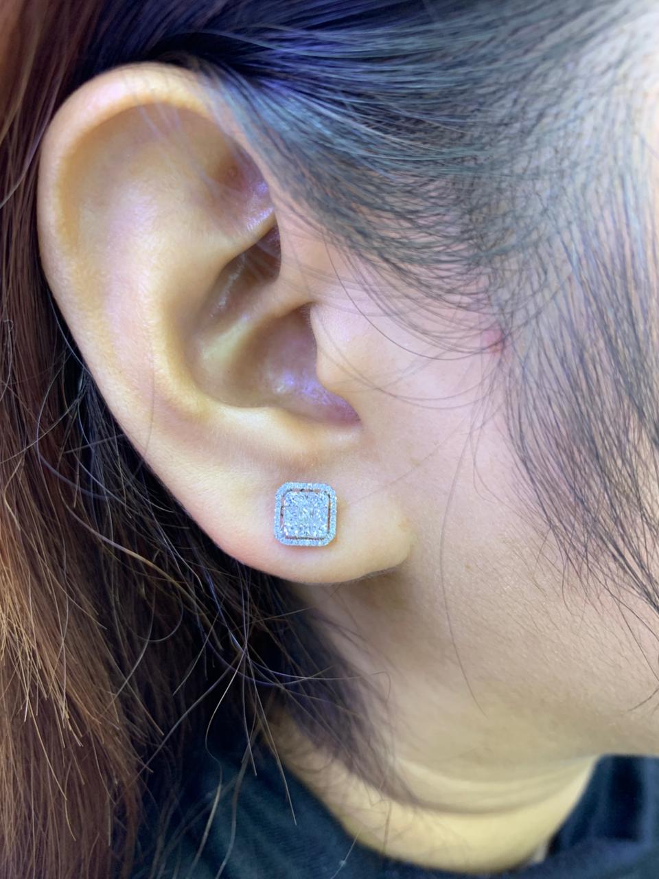 Anting Berlian Princess 47777 ER Zamrud Jewellery
