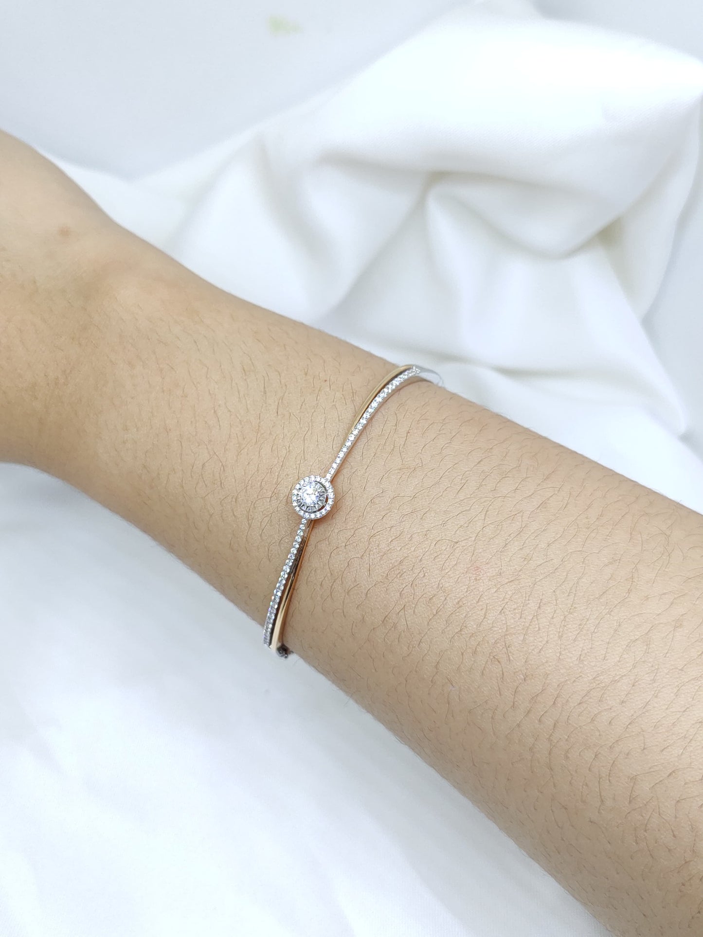Gelang Berlian Solitaire 46701 BG Zamrud Jewellery