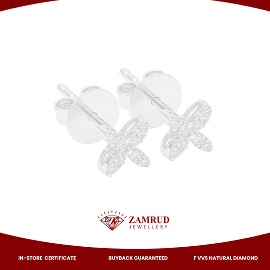 Anting Berlian Clover 41782 ER Zamrud Jewellery