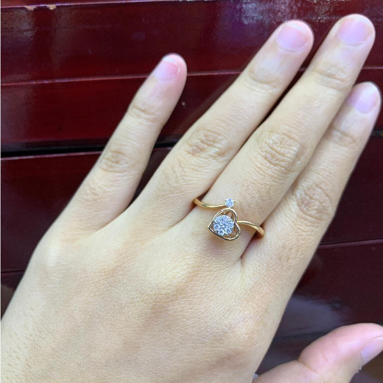 Cincin Berlian Love 19835 LR  Zamrud Jewellery