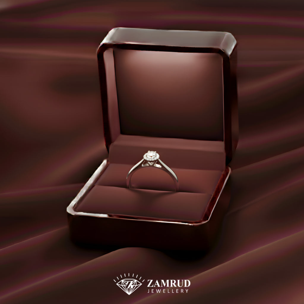 Cincin Berlian Solitaire 41058 LR  Zamrud Jewellery