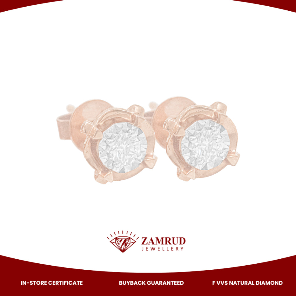 Anting Berlian Solitaire 23856 ER Zamrud Jewellery
