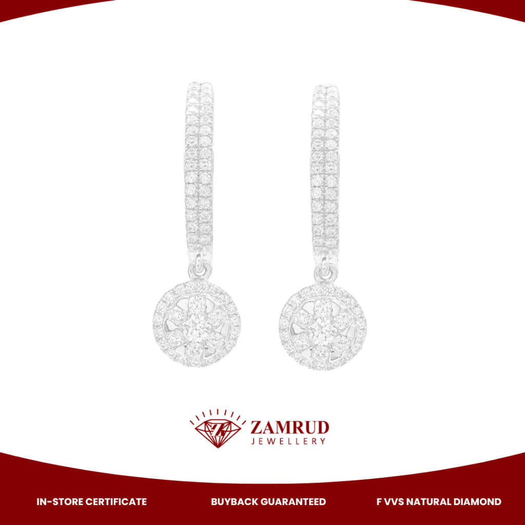 Anting Berlian 3414 ER  Zamrud Jewellery