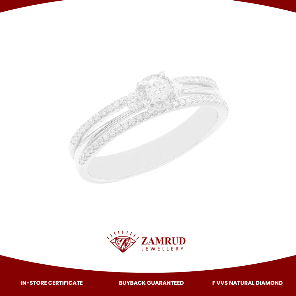 Cincin Berlian 2in1 35972 LR  Zamrud Jewellery