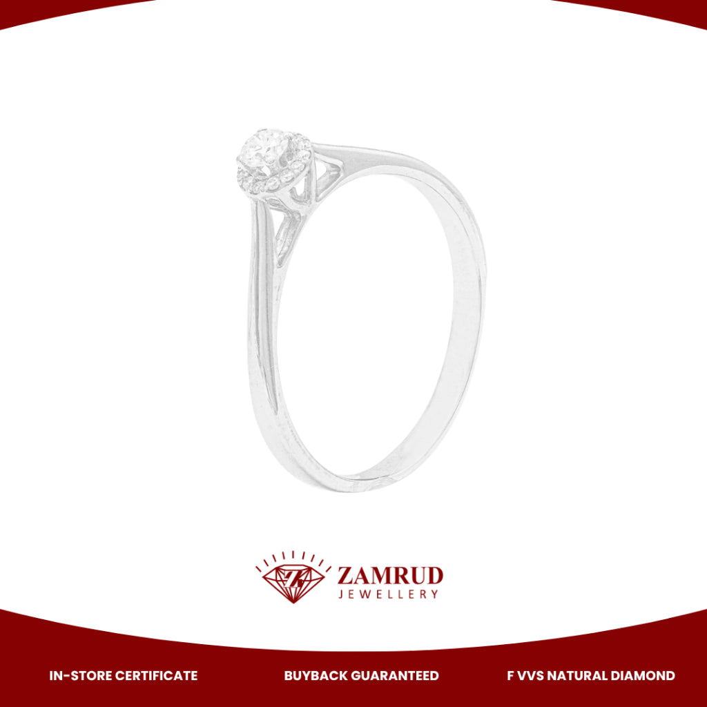 Cincin Berlian Solitaire 41058 LR  Zamrud Jewellery