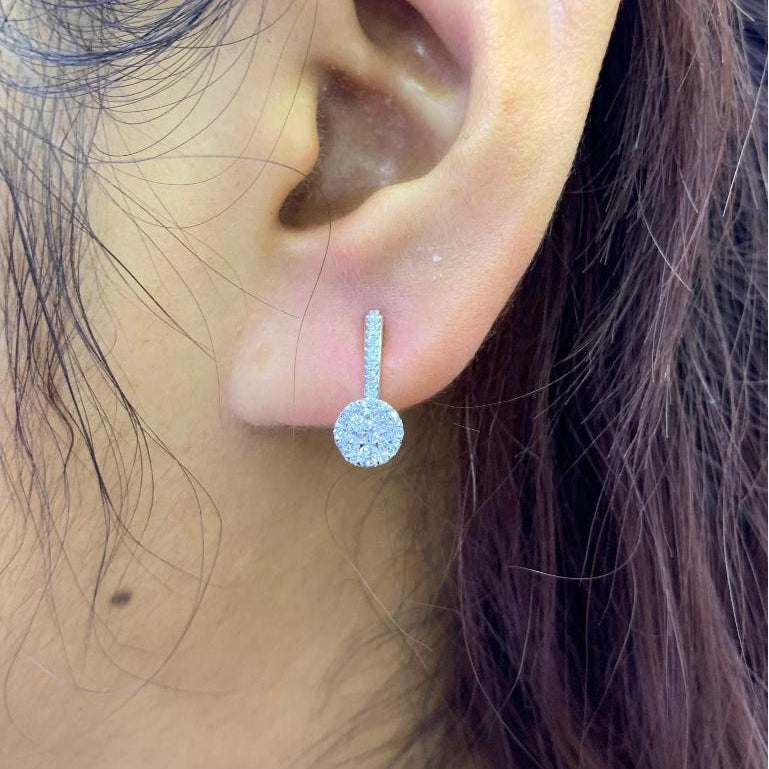 Anting Berlian Clip 20794 ER Zamrud Jewellery