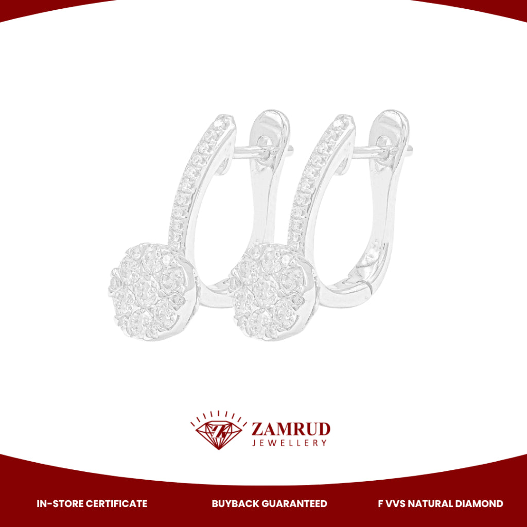 Anting Berlian Clip 20794 ER Zamrud Jewellery