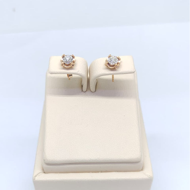 Anting Berlian Solitaire 23856 ER Zamrud Jewellery
