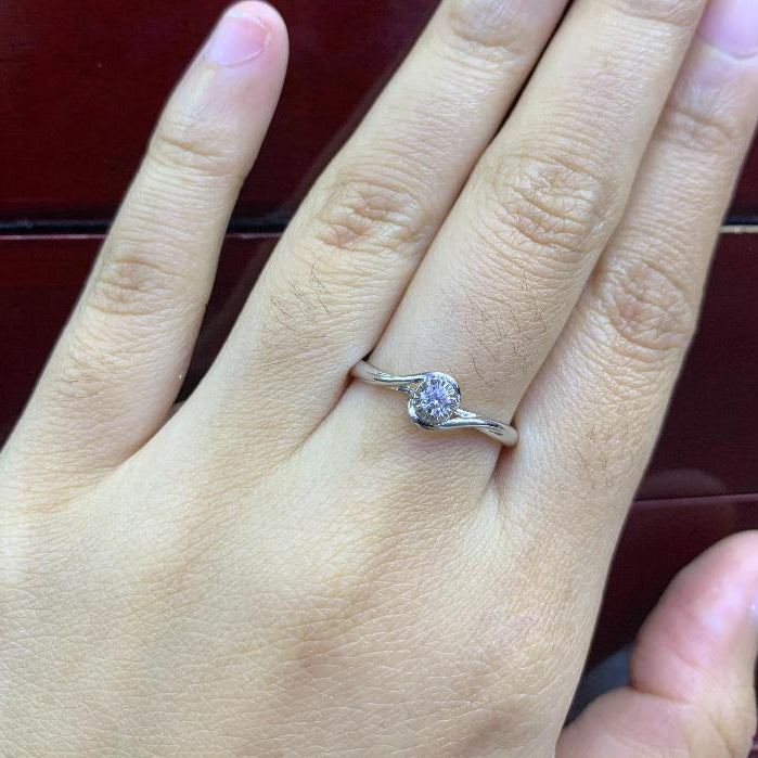 Cincin Berlian Solitaire 44639 LR  Zamrud Jewellery