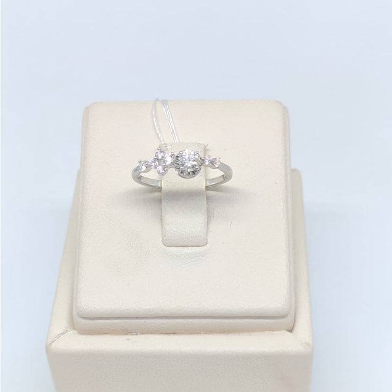 GIA Cincin Berlian FLR 45889 Zamrud Jewellery