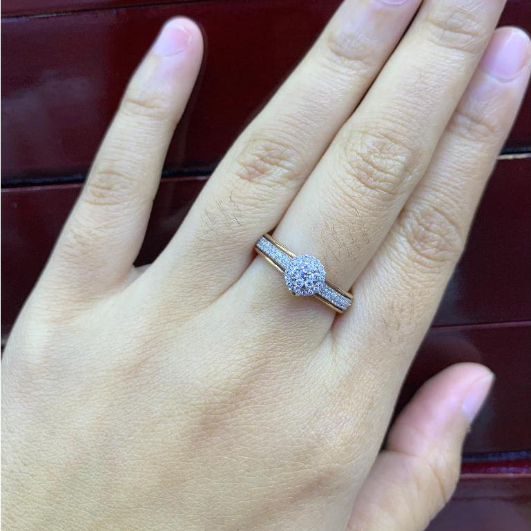 Cincin Berlian 35132 LR  Zamrud Jewellery