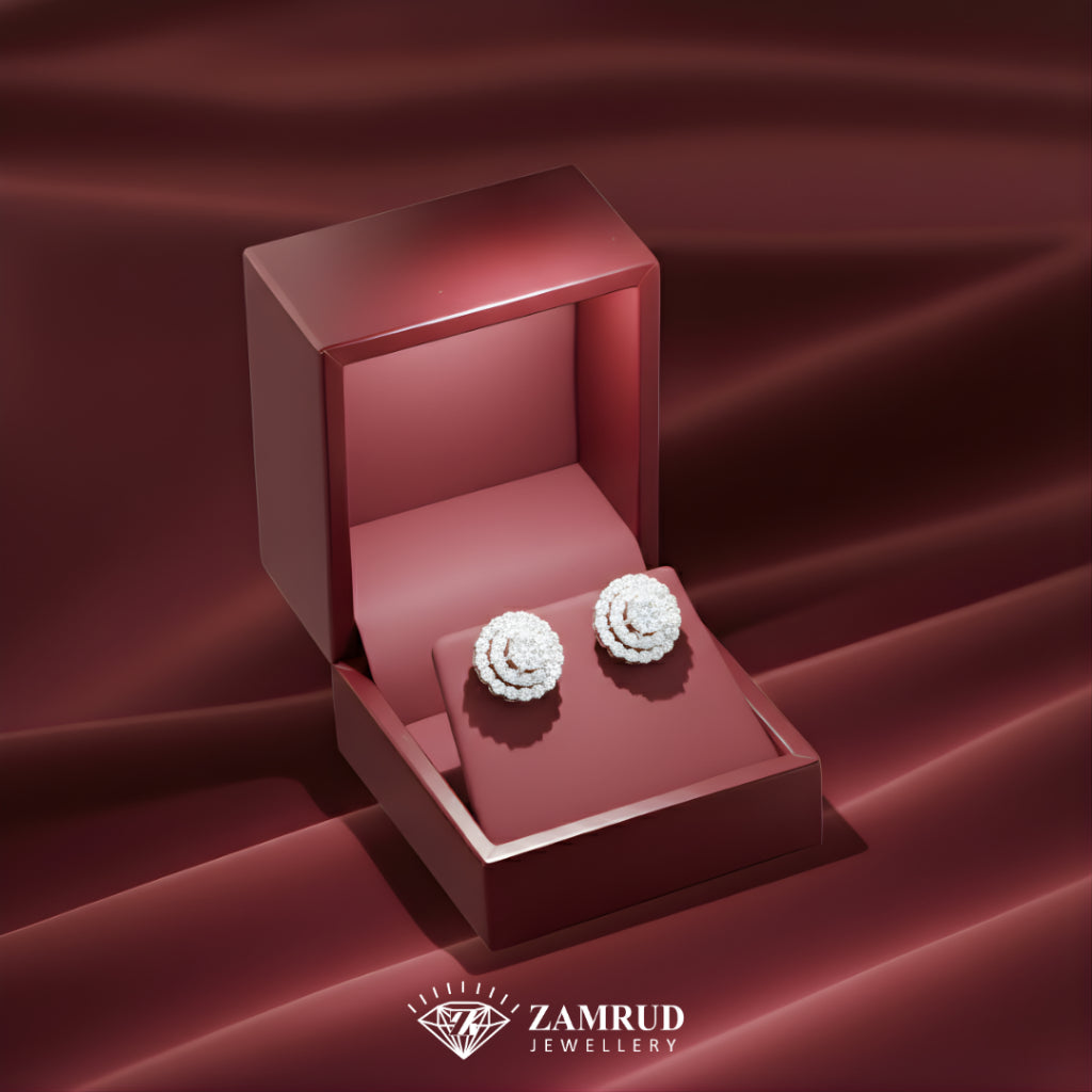 GIA Anting Berlian FER 41188 Zamrud Jewellery