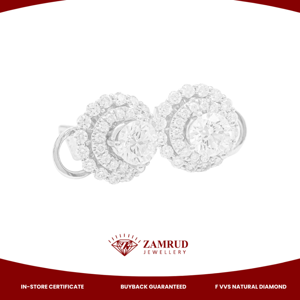 GIA Anting Berlian FER 41188 Zamrud Jewellery