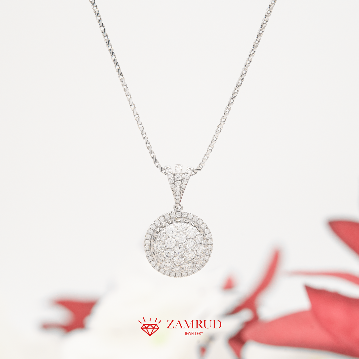 Liontin Berlian 19262 Pendant Zamrud Jewellery
