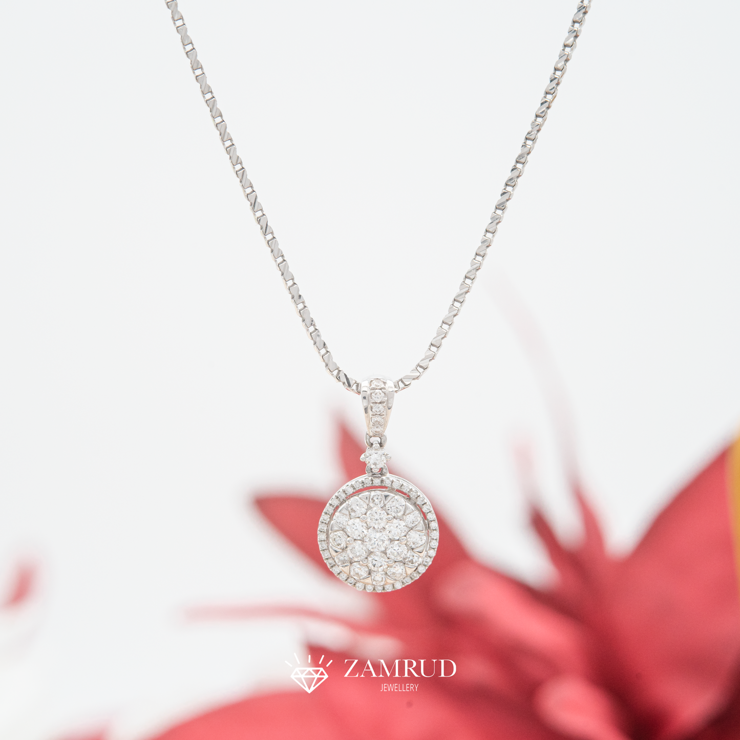 Liontin Berlian 28578 Pendant Zamrud Jewellery