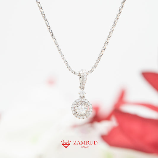 Liontin Berlian Solitaire 35767 Pendant Zamrud Jewellery