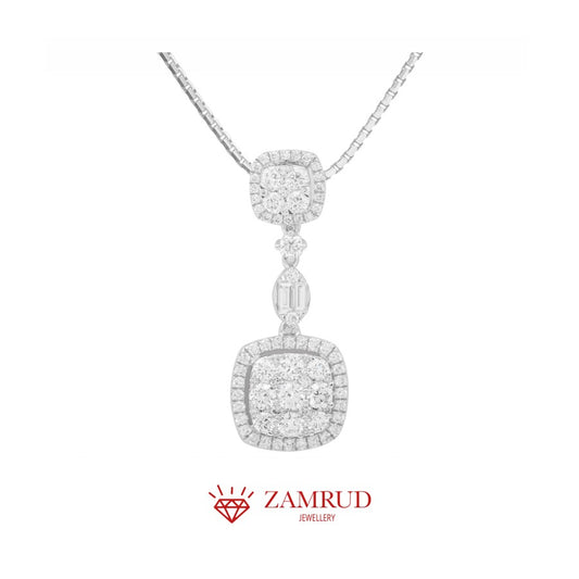 Liontin Berlian Cushion 31479 PD Zamrud Jewellery
