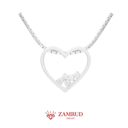 Liontin Berlian Heart 27229 PD Zamrud Jewellery