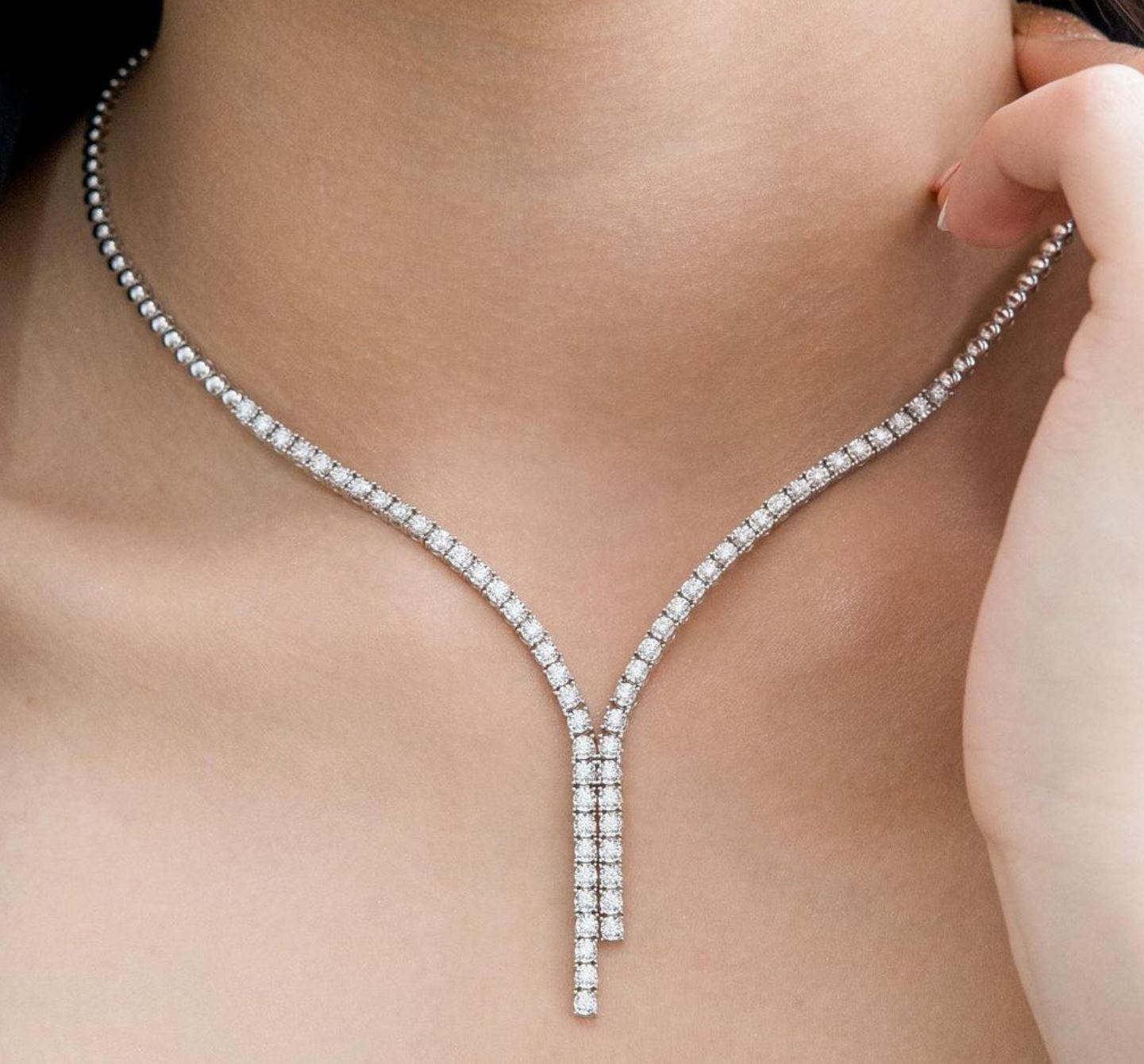 Kalung Berlian Listring 22346 NK Zamrud Jewellery