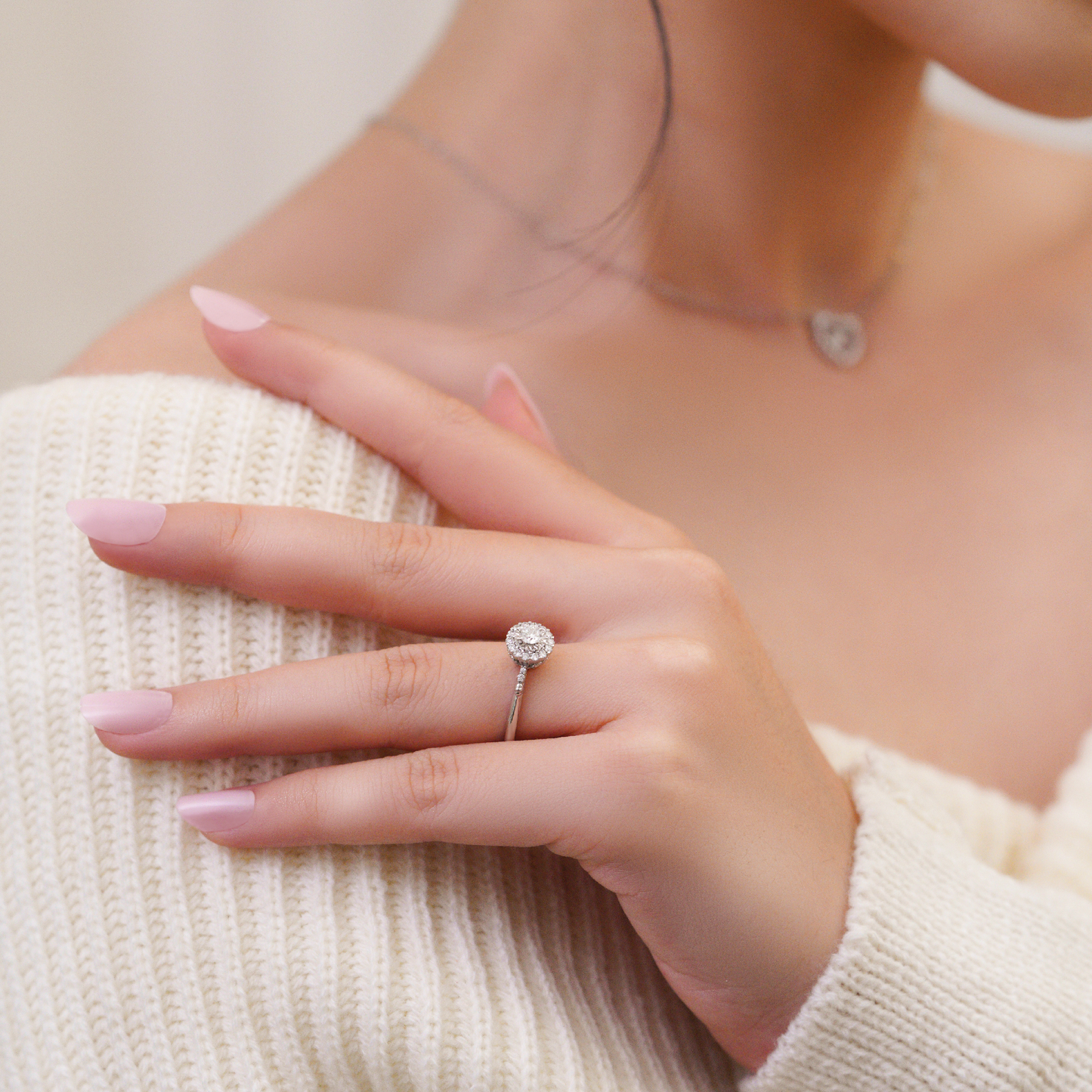 Cincin Berlian ELIZE LR Zamrud Jewellery
