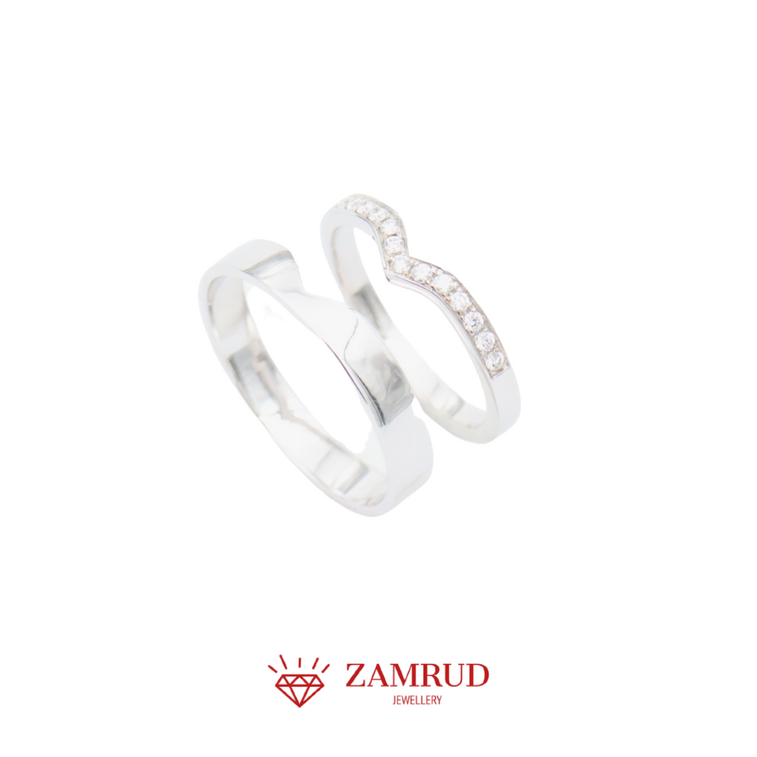 Wedding Ring Berlian 13611-13604 Zamrud Jewellery
