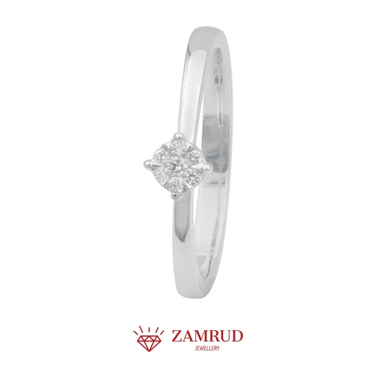 Cincin Berlian 15011 LR Zamrud Jewellery