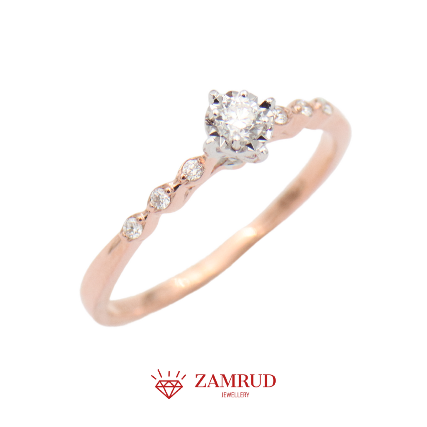 Cincin Berlian ZOEY Exclusive LR Zamrud Jewellery