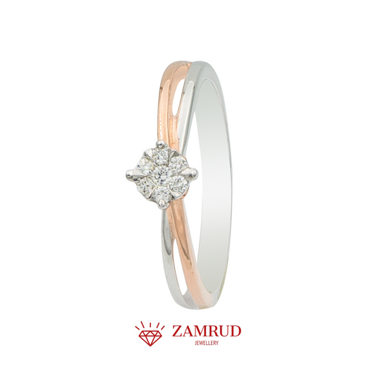 Cincin Berlian 15035 LR Zamrud Jewellery