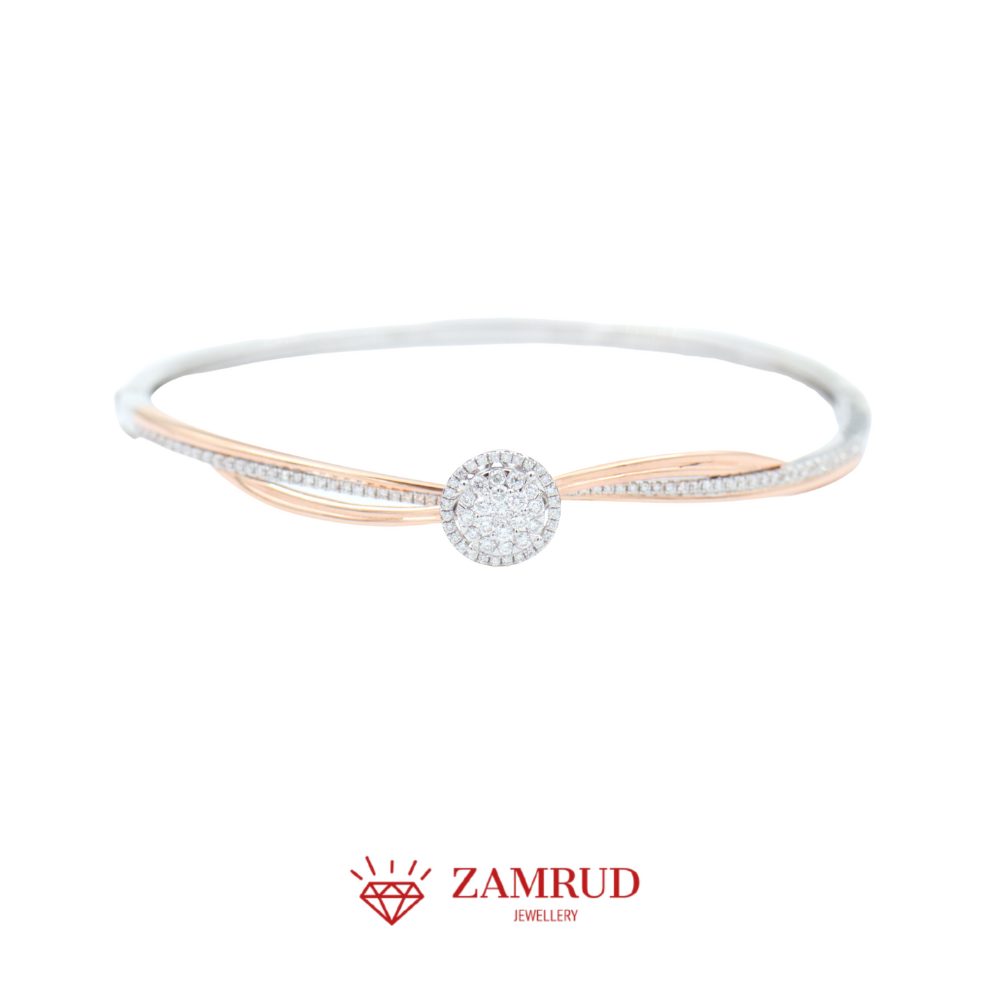Gelang Berlian Halo 16261 BG Zamrud Jewellery