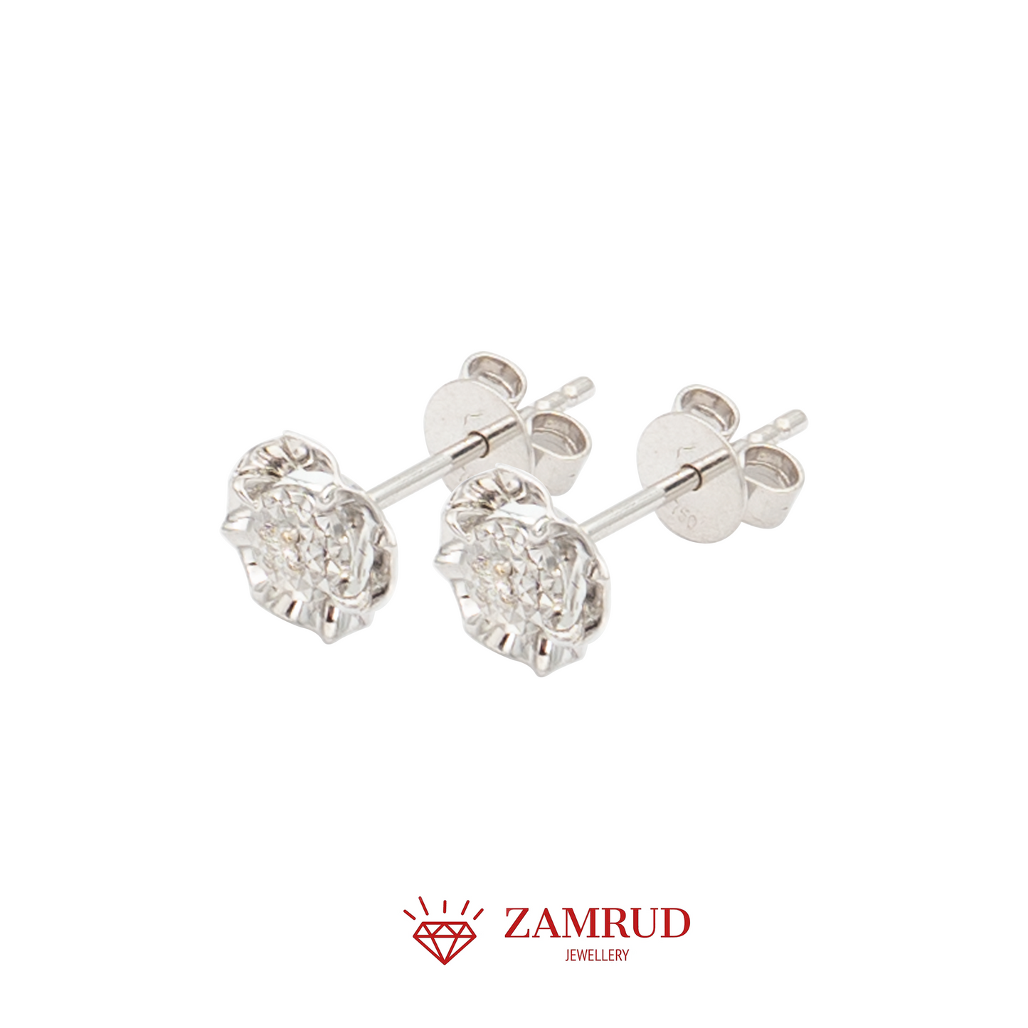 Anting Berlian16162 ER Zamrud Jewellery