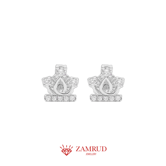 Anting Berlian Crown 3261 ER Zamrud Jewellery