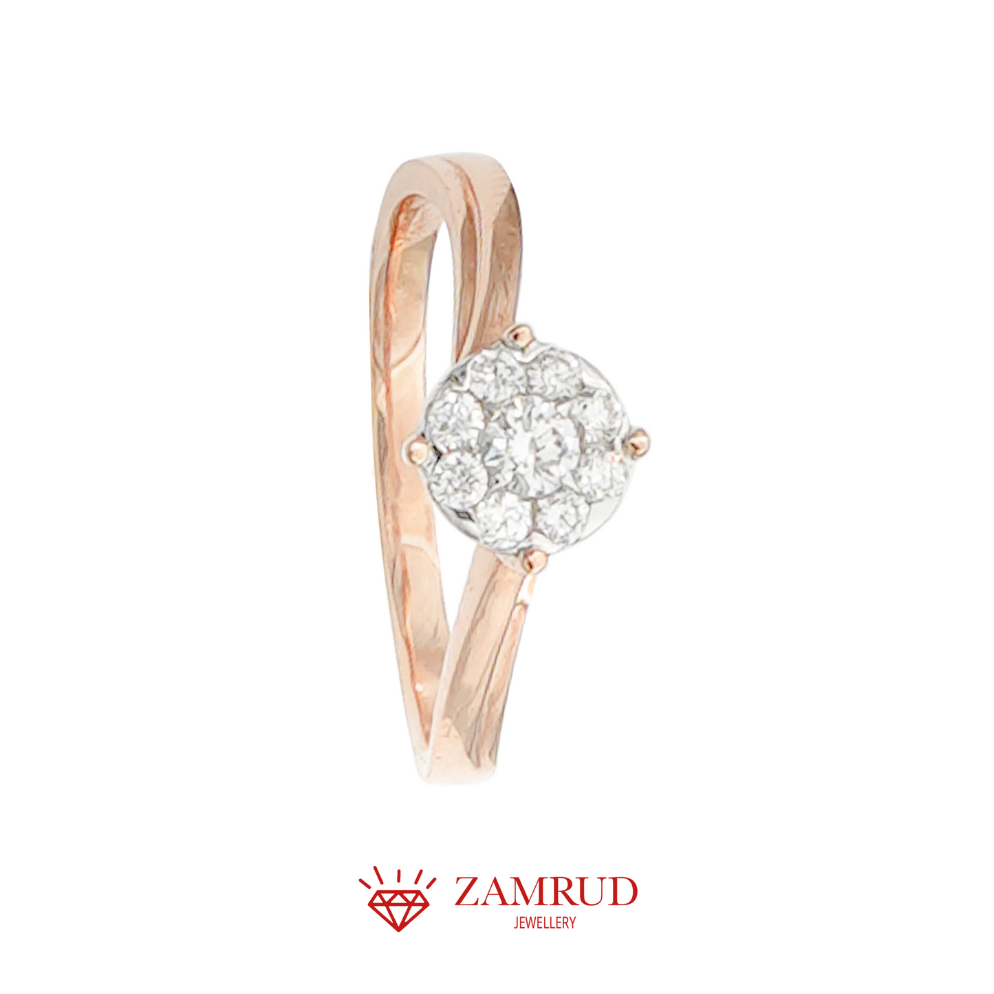 Cincin Berlian 14014 LR Zamrud Jewellery