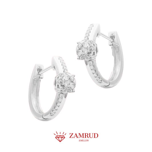 Anting Berlian 22088 ER Zamrud Jewellery