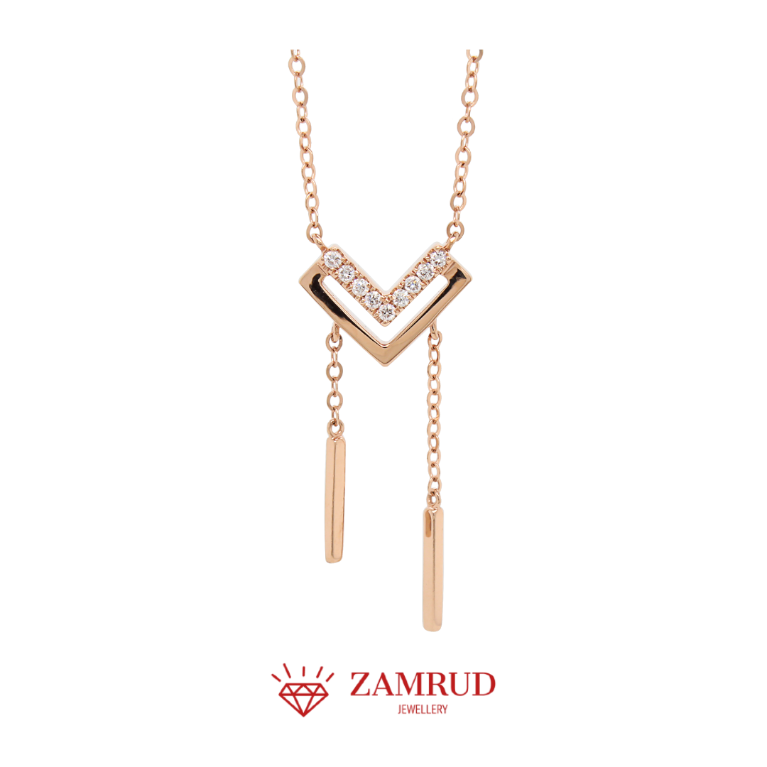 Kalung Berlian Heart 27335 NK Zamrud Jewellery