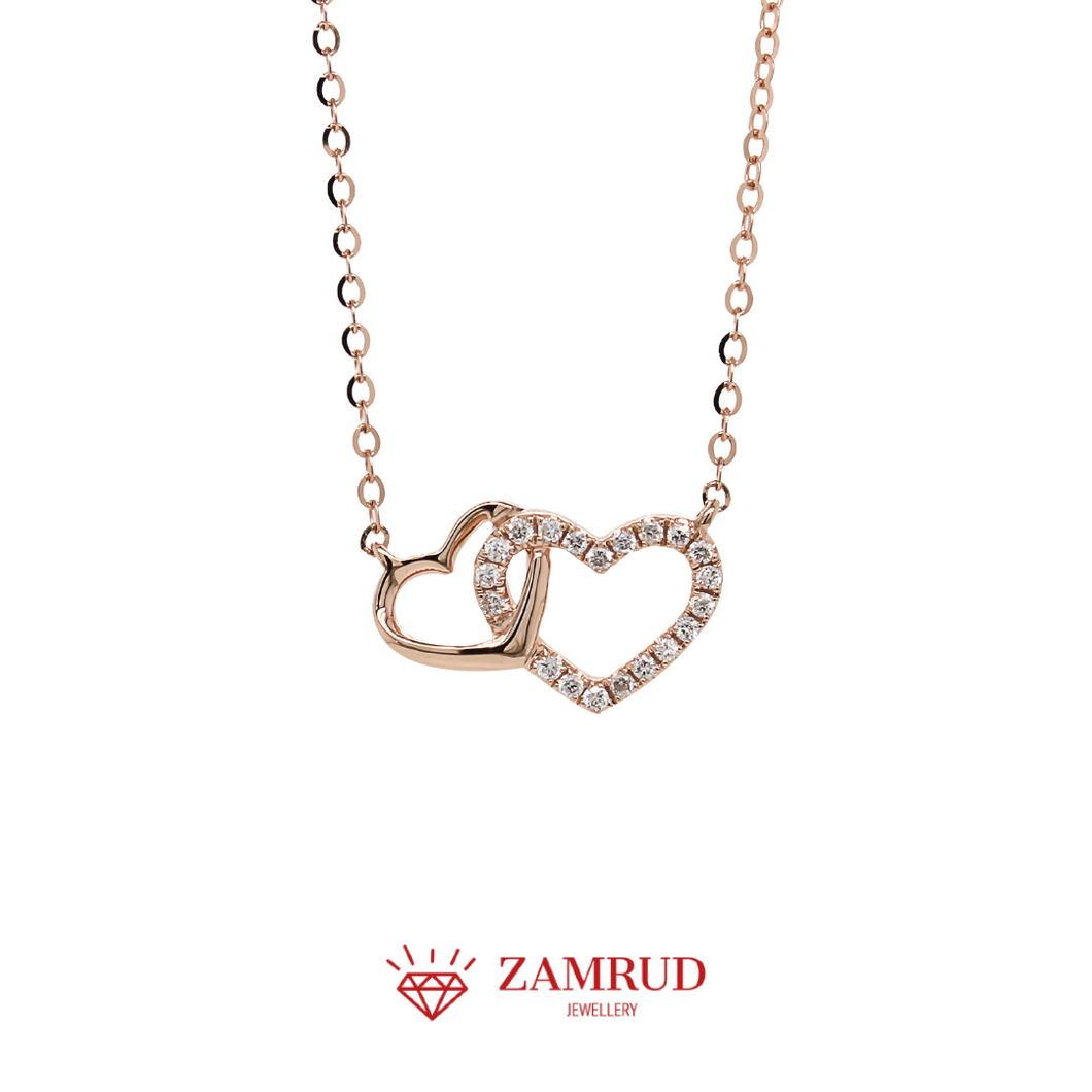 Kalung Berlian Heart 27342 NK Zamrud Jewellery