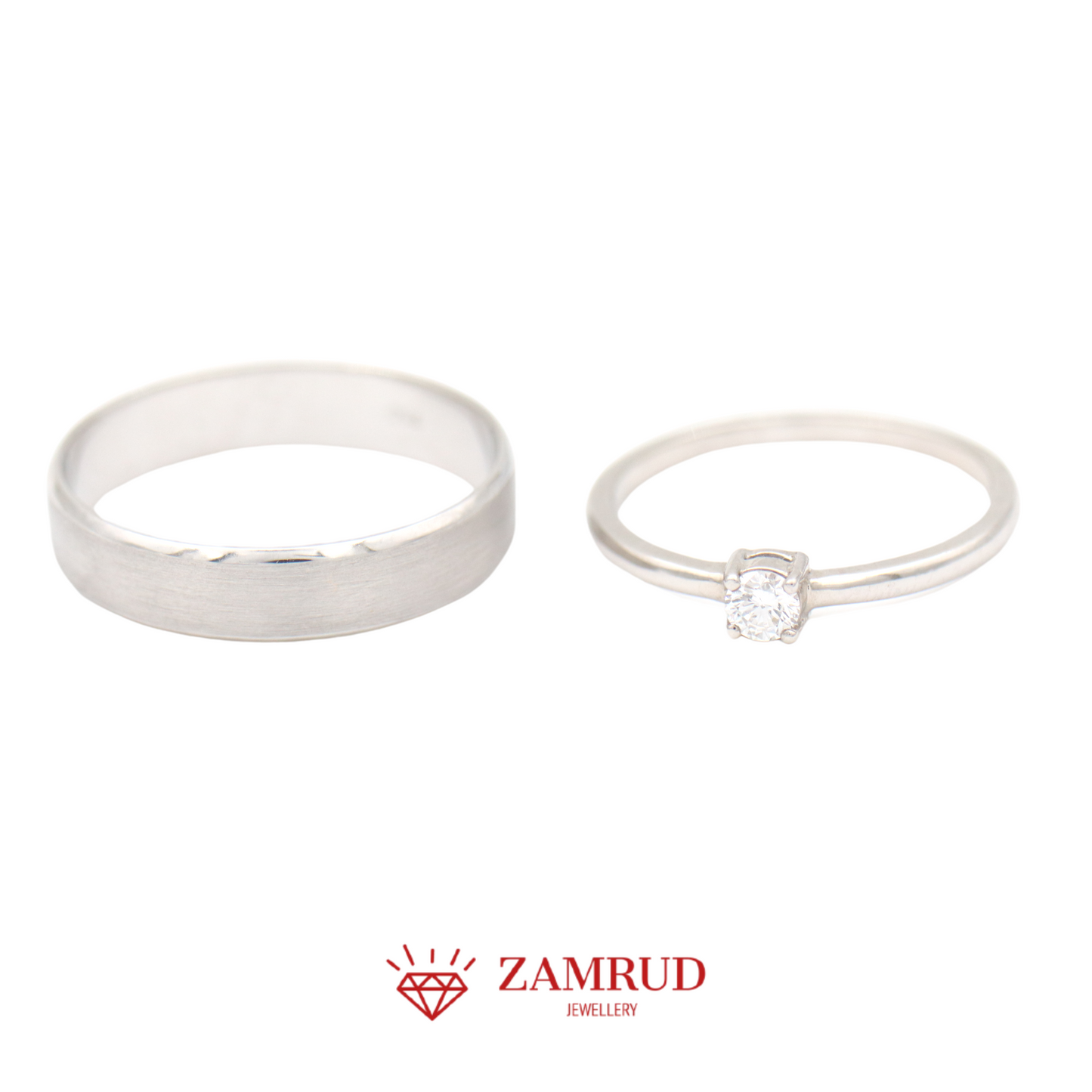 Wedding Ring Berlian 18319-26871WR Zamrud Jewellery