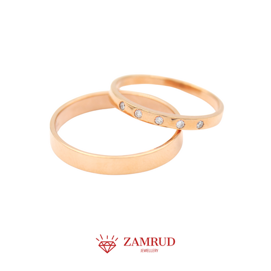 Wedding Ring Berlian 26925-26918 WR Zamrud Jewellery