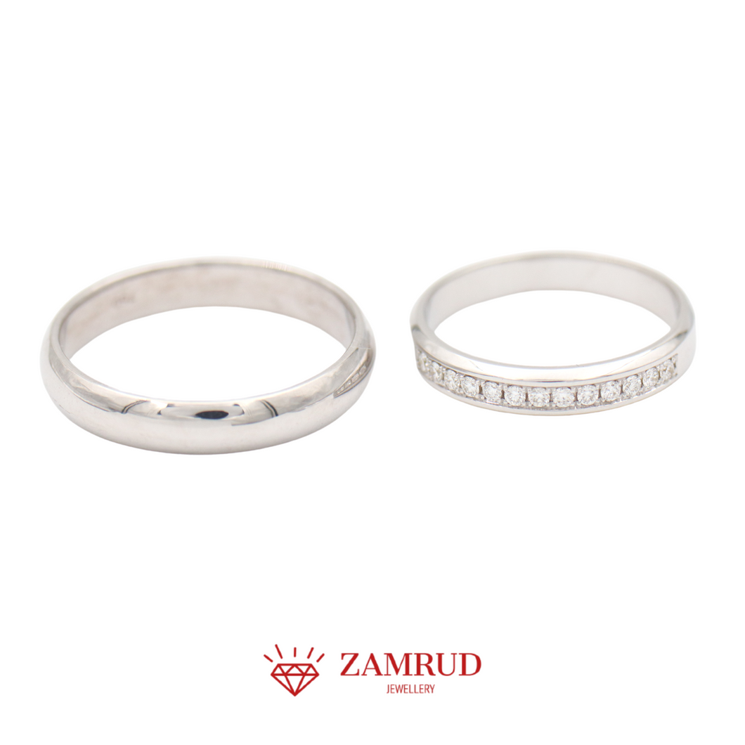 Wedding Ring Berlian 26864-19118 WR Zamrud Jewellery