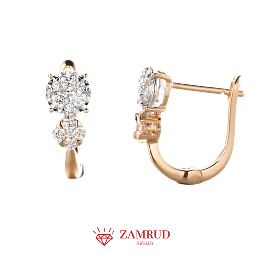 Anting Berlian 27922 ER Zamrud Jewellery