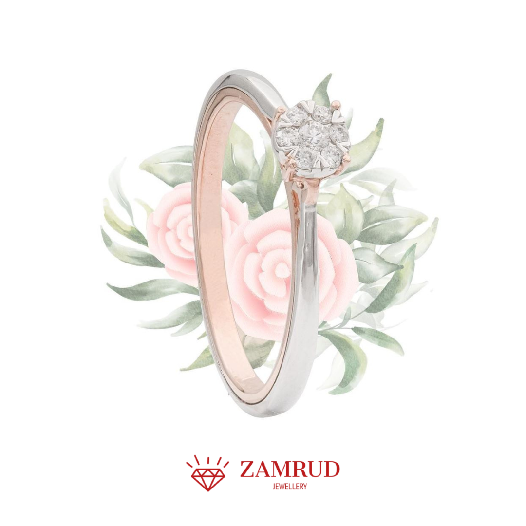 Cincin Berlian 27045 LR Zamrud Jewellery