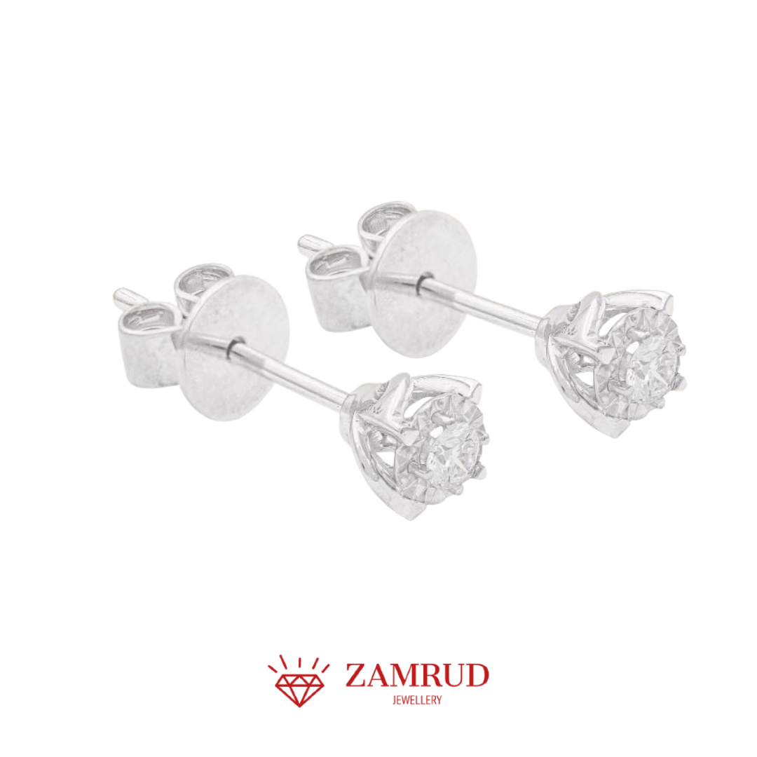 Anting Berlian Solitaire 32025 ER Zamrud Jewellery