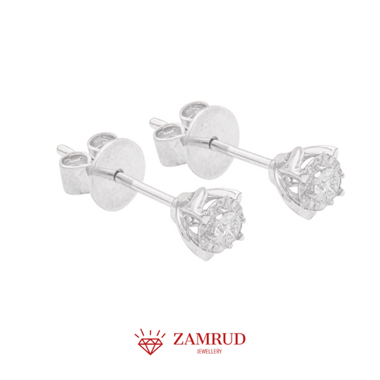 Anting Berlian Solitaire 32025 ER Zamrud Jewellery