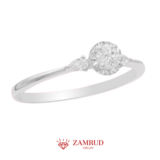 Cincin Berlian Solitarie 31899 LR Zamrud Jewellery