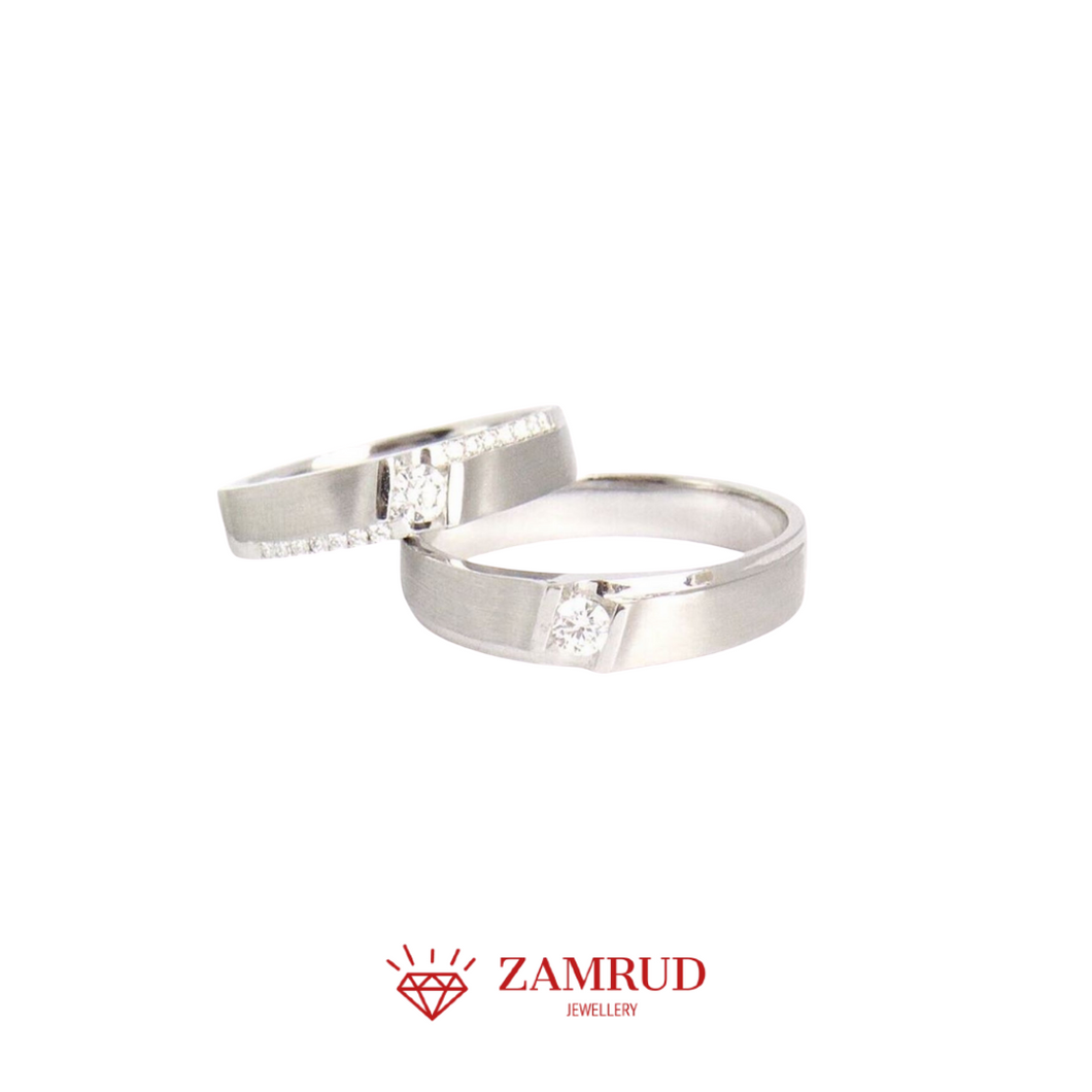 Wedding Ring Berlian 0437-0444 Zamrud Jewellery