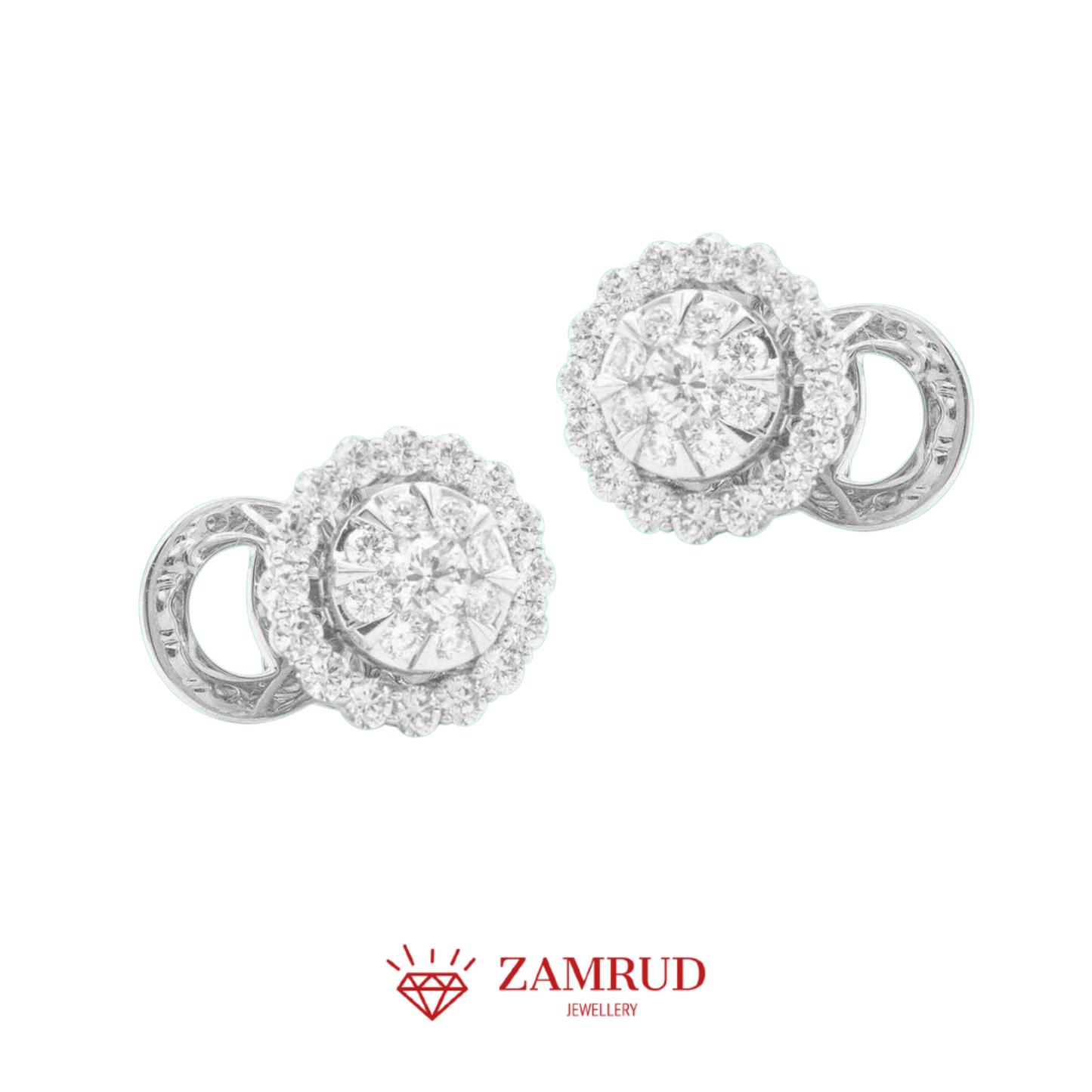 Anting Berlian 7702 ER Zamrud Jewellery